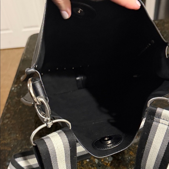 Black Studded Shoulder Bag - Picture 3 of 3